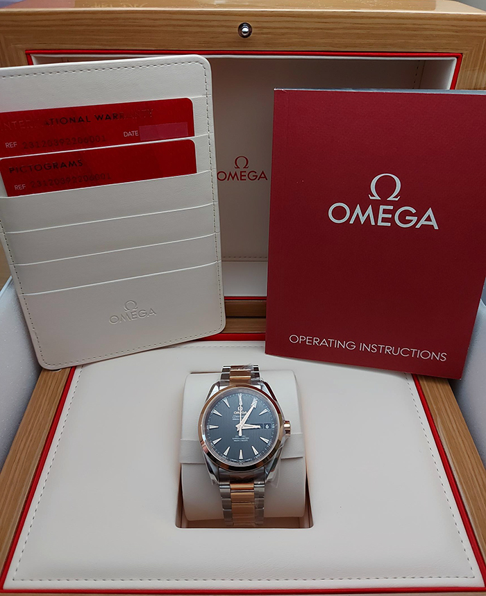 Omega Seamaster RG/SS Aqua Terra 150m Co-axial Chronometer Annual Calendar Ref. 231.20.39.22.06.001